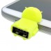 Стильный USB-OTG переходник в форме фирменного робота Android (MicroUSB - USB)