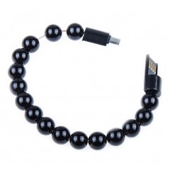 Интерфейсный USB-MicroUSB дата-кабель KaLaiXing в виде женского браслета на руку