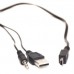 Сдвоенный кабель к колонкам машинкам (USB-AUX-MiniUSB)