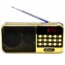 Портативная колонка Apop S-117 с будильником, FM-радио, поддержкой флешек