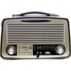Стерео ретро радио-приёмник Kemai MD-1700U (10 Вт) (FM / USB / SD)