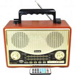 Ретро радио-колонка Kemai MD-1706U (6 Вт) (Bluetooth / FM / USB / SD)