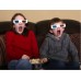 Картонные анаглифные 3D-стерео очки