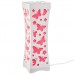 Декоративный белый настольный светильник-ночник "Рой бабочек" с необычным дизайном