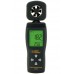 Прибор для измерения скорости и температуры ветра (воздушного потока) - анемометр AS-816