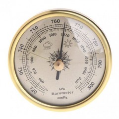 Точный бытовой настенный барометр 9190 для измерения атмосферного давления Ø 7,2 см.