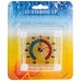 Прозрачный биметаллический термометр на окно