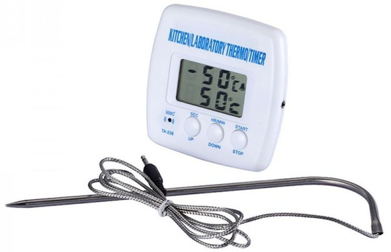 Термометр-таймер TA-238 с выносным щупом